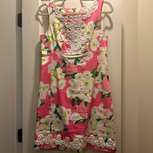 Lilly Pulitzer Pink and Green Sleeveless Sundress